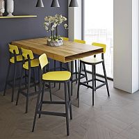 Contemporary bar chair PORTA VENEZIAindoorfabricleather
