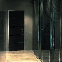 Interior door PRIVATE VILLAstainless steelswingwithout glazing