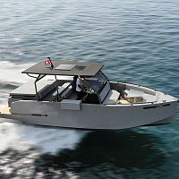 Outboard center console boat D28 XPLORERtwin-enginesport-fishing10-person max.