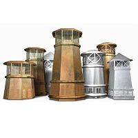 Steel chimney pot