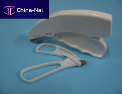 Skin closure surgical stapler disposable
