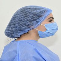 Bouffant scrub cap polypropylenenon-woven