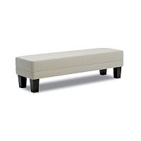 Contemporary upholstered bench EXTRAfabricwith removable cover