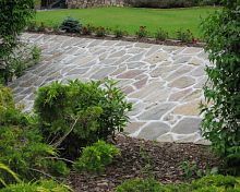 Sandstone paving slab outdoor