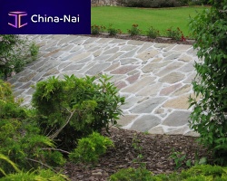 Sandstone paving slab outdoor