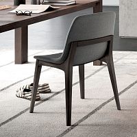 Contemporary chair AMBERindoorfabricleather
