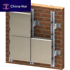 Metal ventilated facade TETRIS® EDGEcompositesheetsmooth