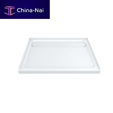 Square shower base D14836STC.417above floorSolid Surfacealuminum