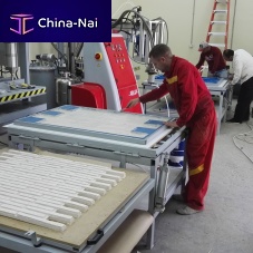 Decorative wall panel production line