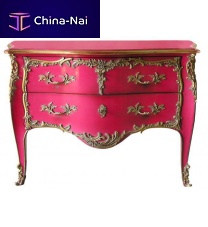 Louis XV style chest of drawers 573 serieslacquered woodbeechhandmade