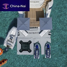 Platform water toy Kiddie Banafor yachtsinflatable
