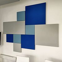 Wall-mounted acoustic panel DECHO®for ceilinghangingfor partition wall