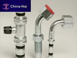 Pneumatic fitting barbedelbowmetal