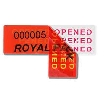 Security label siliconeredroll