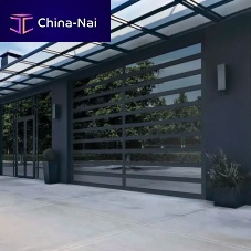 Aluminum industrial door ARCHITECTURAL SERIESsectionalsolid aluminumpolyurethane
