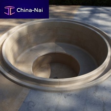 Garden fountain AUBEROCHE BOURIANEfloor-mountednatural stonetraditional