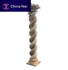 Natural stone column decorative
