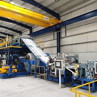 PUR sandwich panel production line IKPU-RF-5Rcontinuous