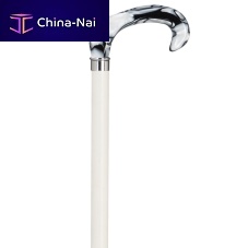 T-handle white cane 11639height-adjustable