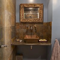 Bathroom tile wallslatesquare