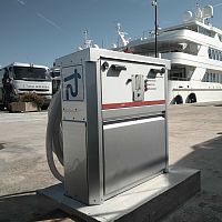 Fixed pump-out for boatsshipsfor shipyards