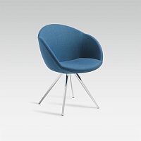 Contemporary chair DELTA indoorfabricleather