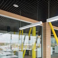 Aluminum suspended ceiling UNITECHpolyester fiberstripfor office
