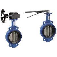 Butterfly valve 4020/4025/4029 seriesleverwith handwheelfor control