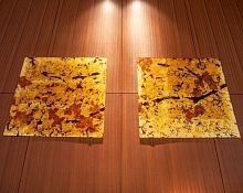 Wall-mounted decorative panel URUSHI IN BLOOMfor interiorfor doorfor window