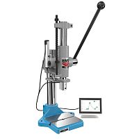 Manual press pneumaticformingwith stroke force monitoring
