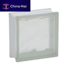 Square glass brick VET02-50 seriessatinfor interior wallscolored