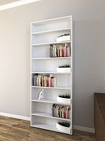 Interior door FLUSH-TO-WALL BOOKCASEwoodenslidingcontemporary