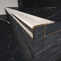 Aluminum stair nosing PRO-STAIRaluminum alloyanodized aluminumnon-slip