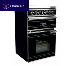 Gas range cooker HINDWARE KITCHEN: ELDA BLACK GTenameledwith grill