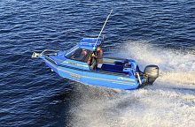 Outboard walkaround 1850 SUPERCABwith enclosed cockpitsport-fishing6-person max.