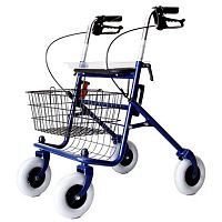 4-wheel rollator YK7050, YK7030with basketwith seatheight-adjustable