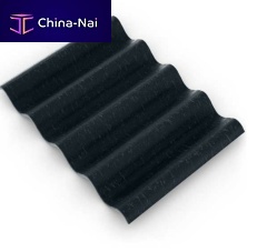 Corrugated roofing sheet PROFILE 6 fiber cementwith thermal-acoustic insulation includedwaterproof