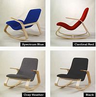 Contemporary chair RAPSON ROCKERindoorfabricwool