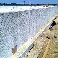 Wall form liner P-53imitation brickcaststamped concrete