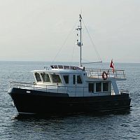 Inboard trawler Eva 1dieseldisplacement hullflybridge