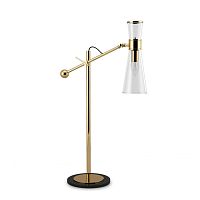 Table lamp MITTEgold-plated brassglasscontemporary