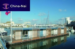 Floating building CCI VENDE 122 m² prefabwoodenfor office