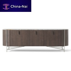 Sideboard with long legs HILLYcontemporarywalnutsolid wood