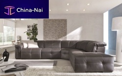 Corner sofa AIKOcontemporaryfabricleather