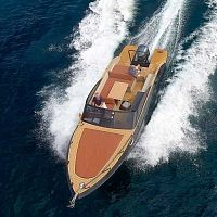 Outboard center console boat M800 J12-person max.with cabinsundeck