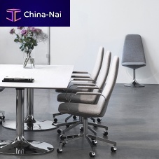 Contemporary chair BELLAindoorfabricmetal base