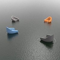 Recreation center floating armchair Archimdefor yachts
