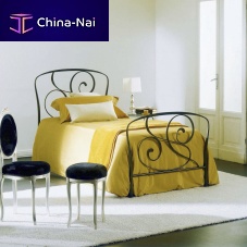 Single bed GENZIANAtraditionalwith headboardwith in-base storage