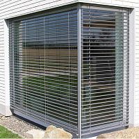Aluminum solar shading BRISE SOLEIL ORIENTABLE Z90steelfor facadewindow