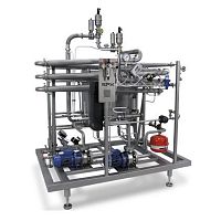 Pasteurizer for the food industry GS-607-GBsteamplate heat exchangerhigh-temperature
